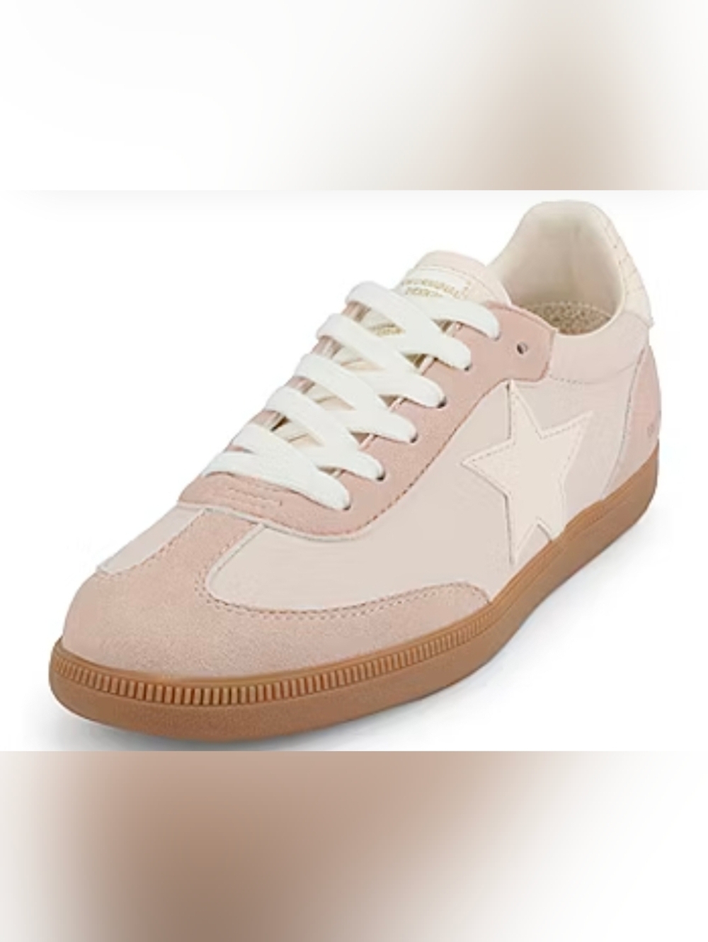 Women's Blush & White Fashion Sneakers - Picture 3 of 3